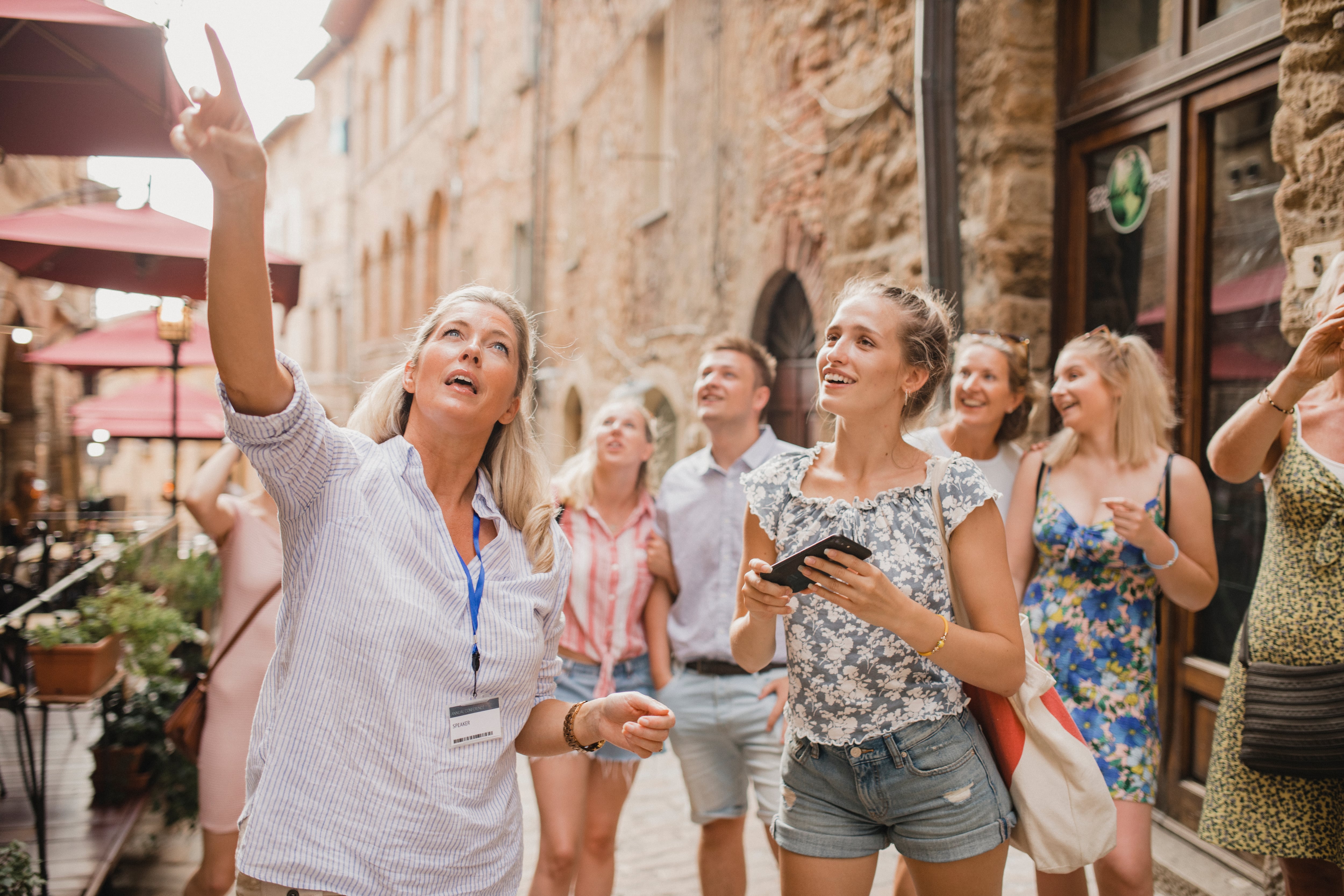 Having a Tour Through the City Streets, Italy