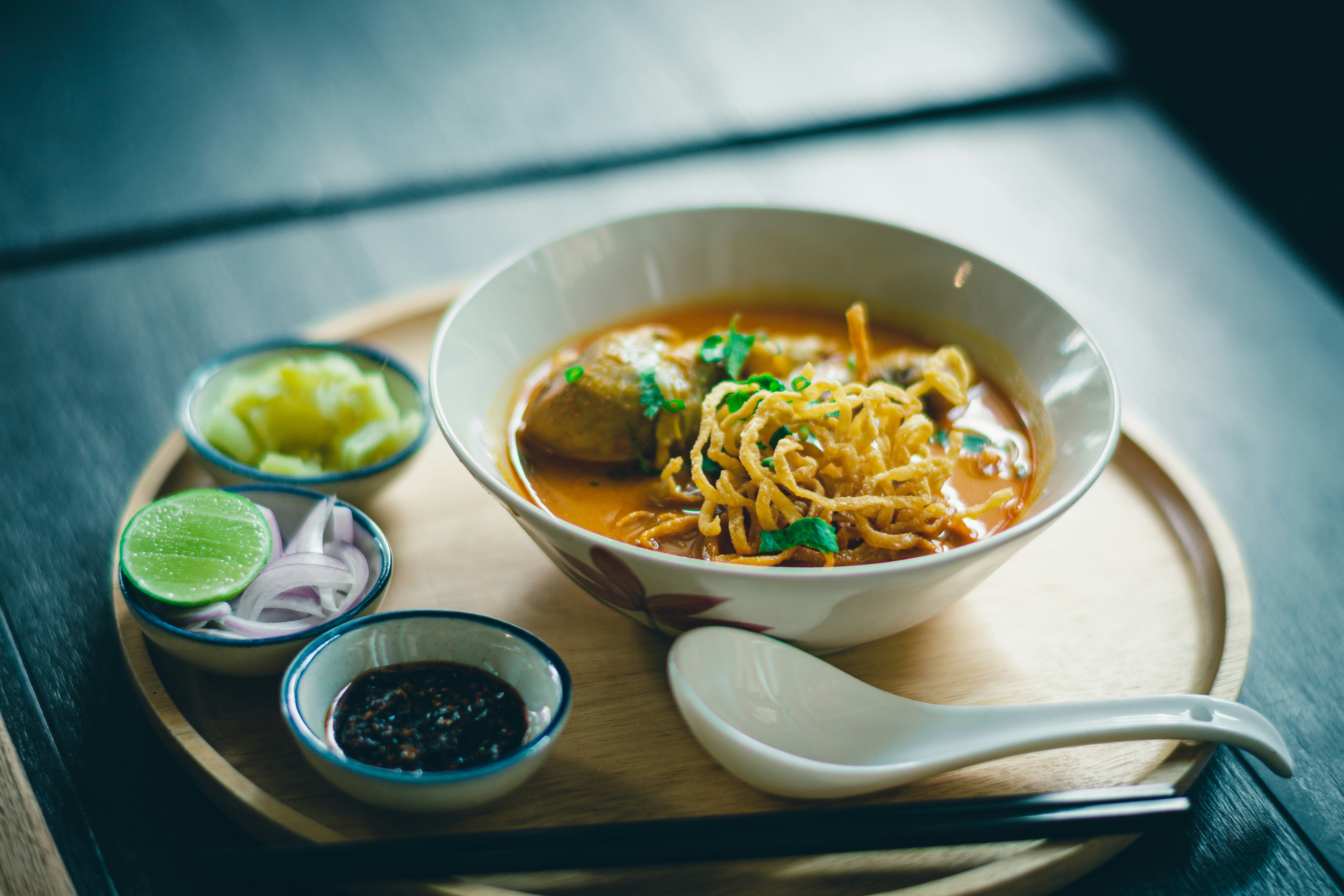 Khao soi in Bangkok, Thailand