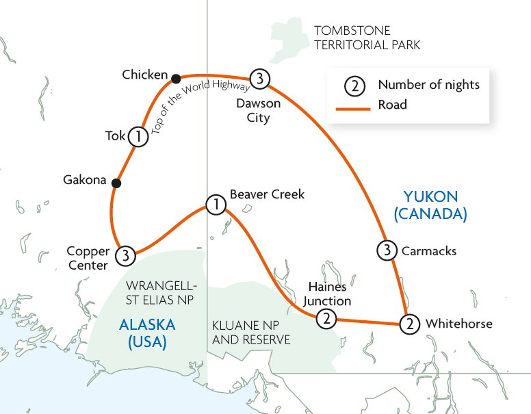 Golden Frontiers of the Yukon & Alaska - Motorhome Holiday