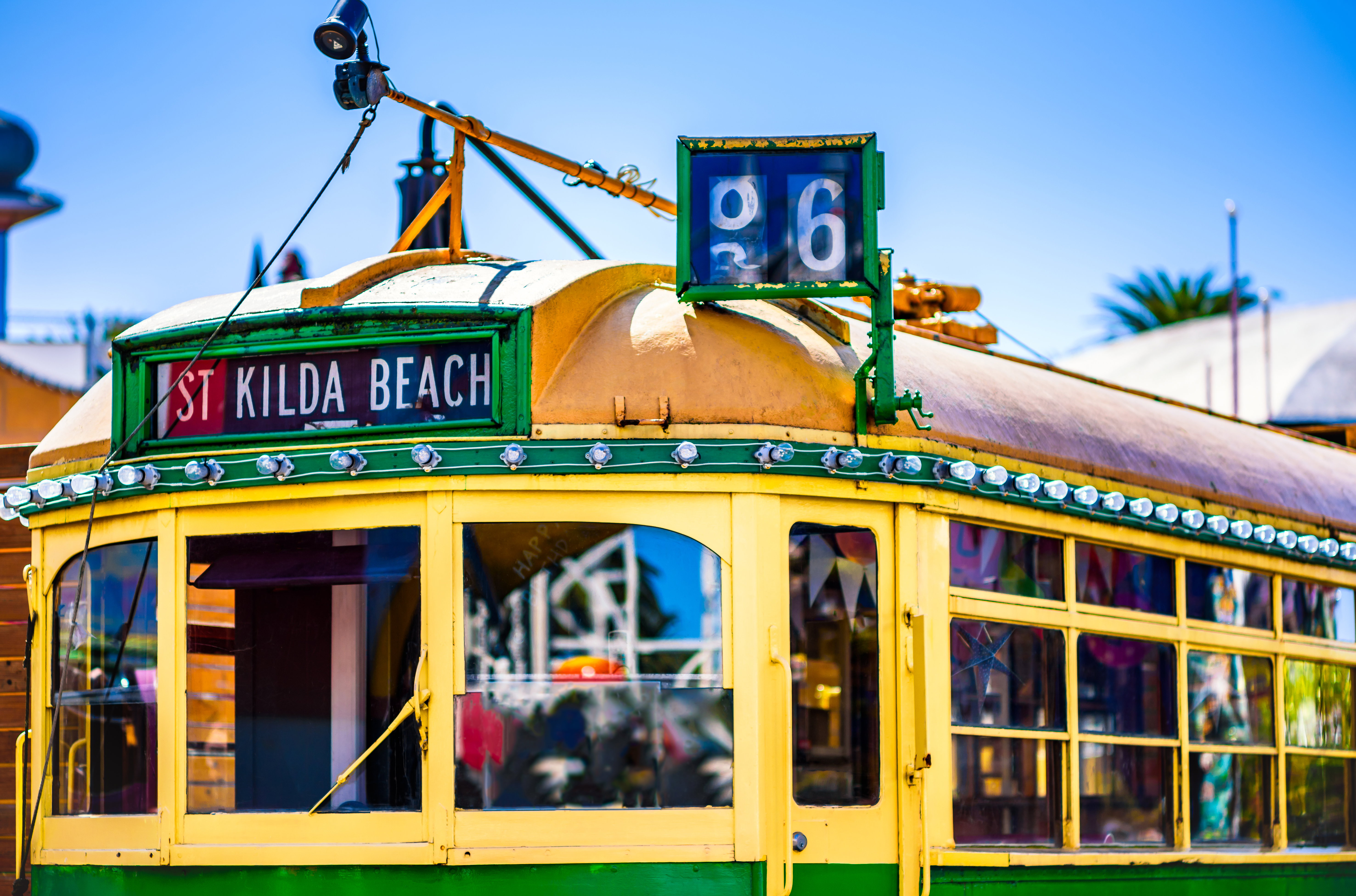 Vintage Melbourne W-Class Tram