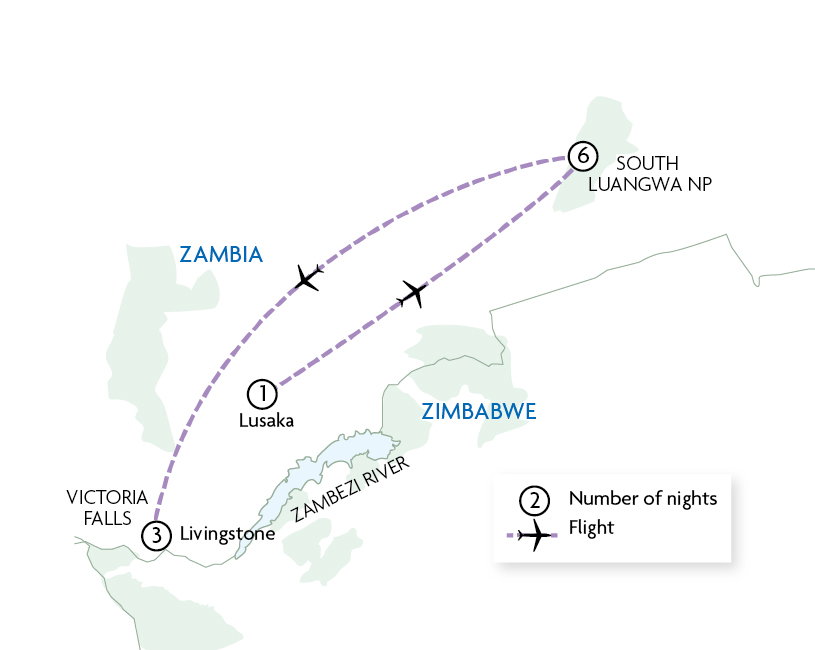 Victoria Falls & South Luangwa Walking Safari