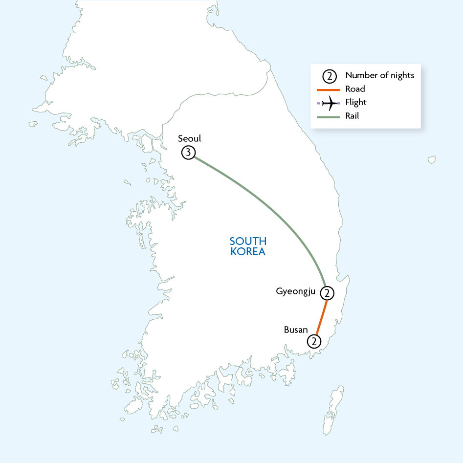 Busan to Seoul Discovery