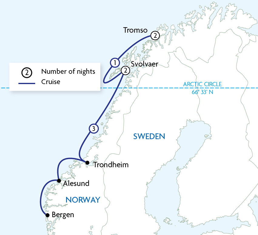 Winter Coastal Explorer with Lofoten Islands & Tromso