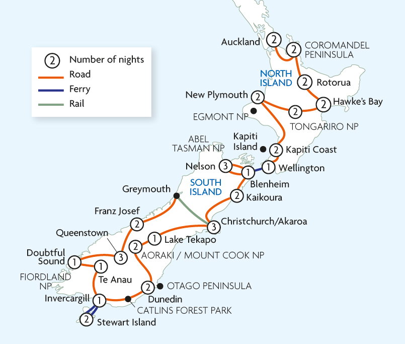 National Parks of New Zealand