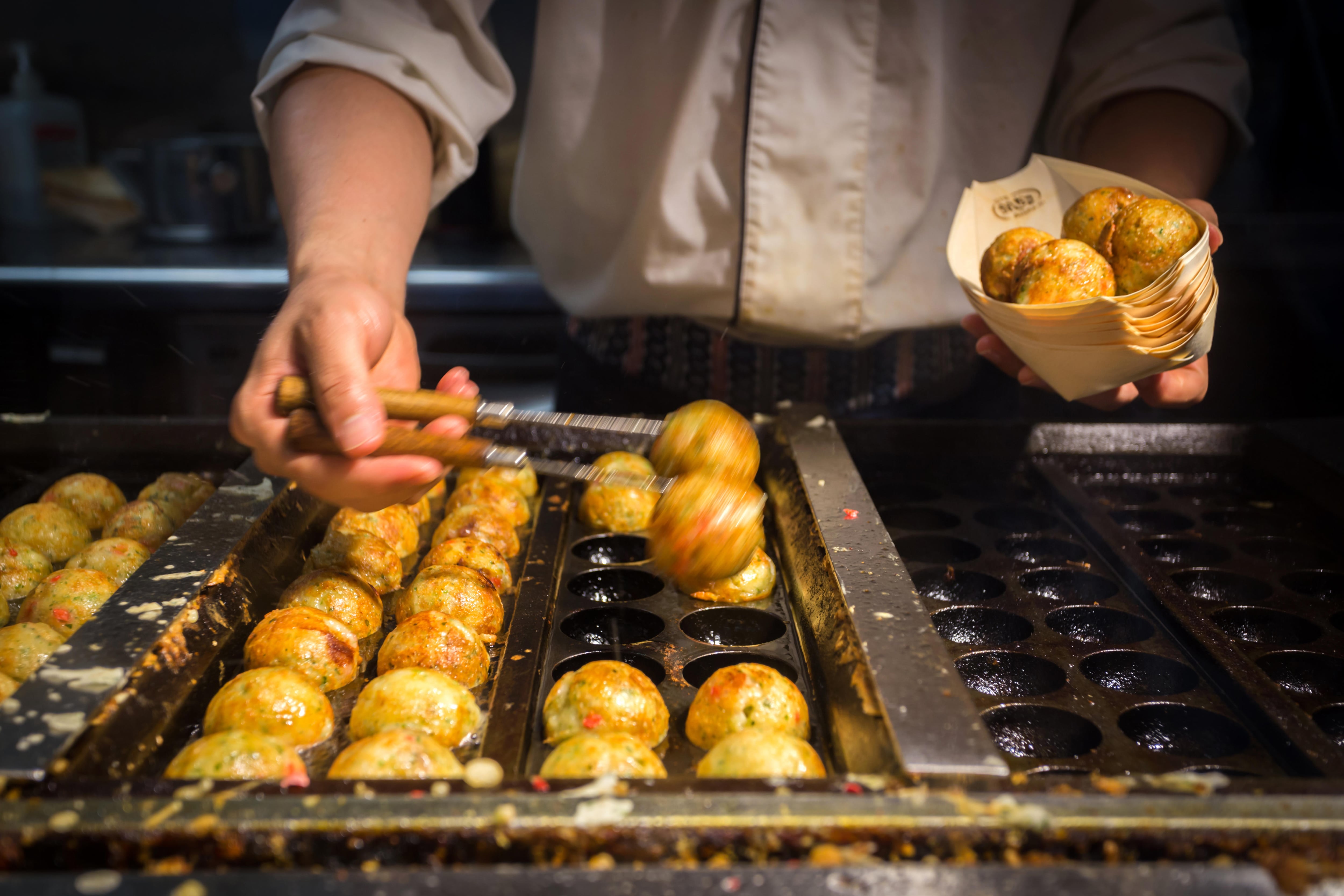 Takoyaki in Japan