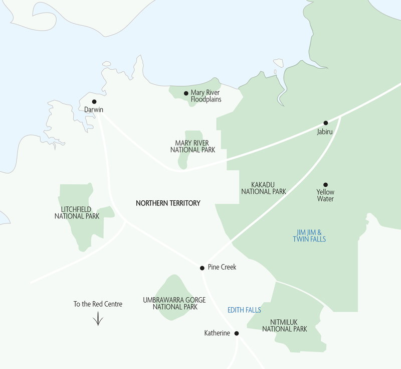 The Top End map
