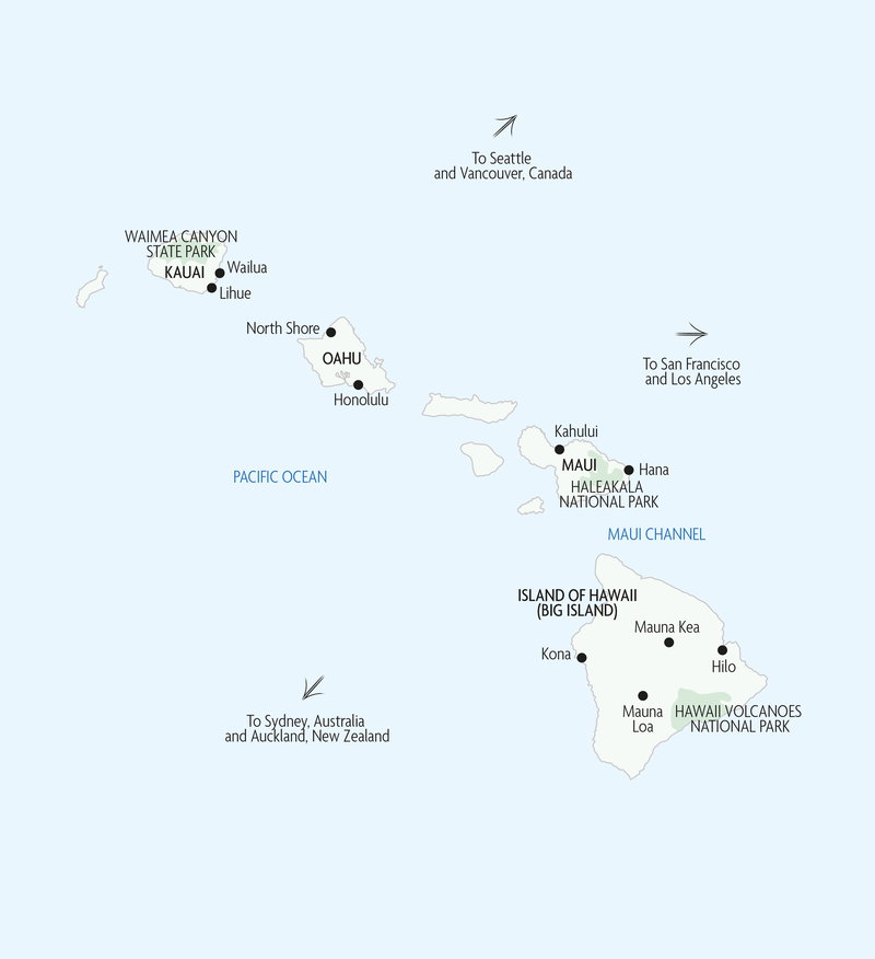 Hawaii map