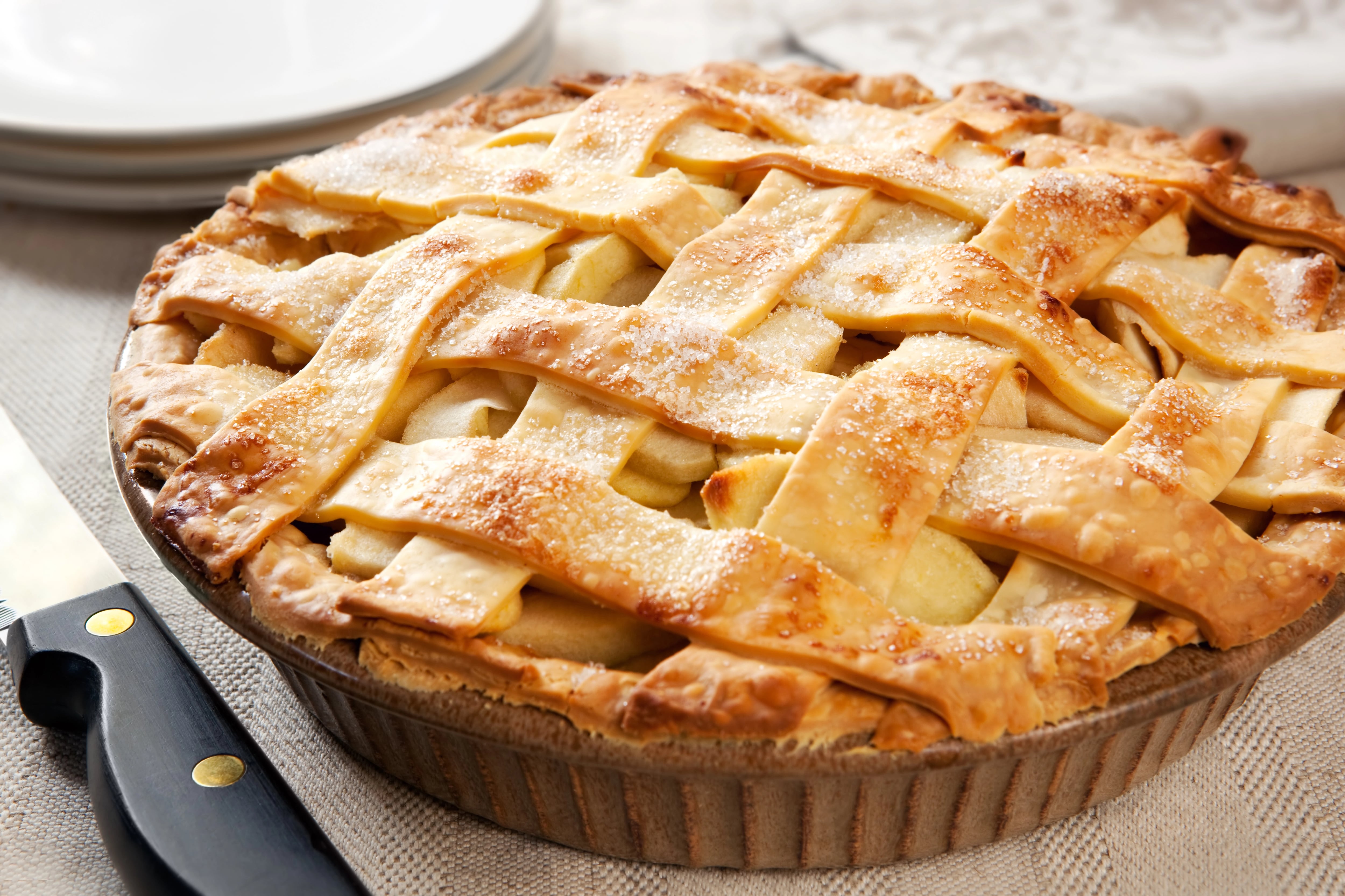 lattice apple pie, USA