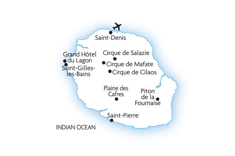 map of itinerary