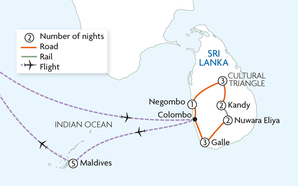 Idyllic Sri Lanka & Maldives