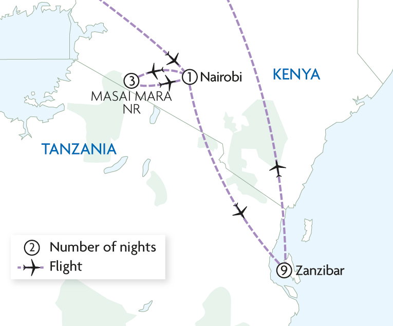 Marvels of the Masai Mara & Exotic Zanzibar