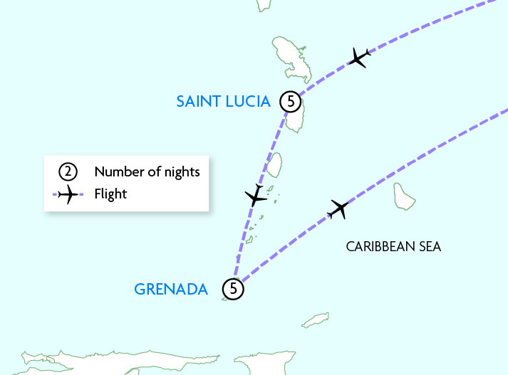Saint Lucia & Grenada