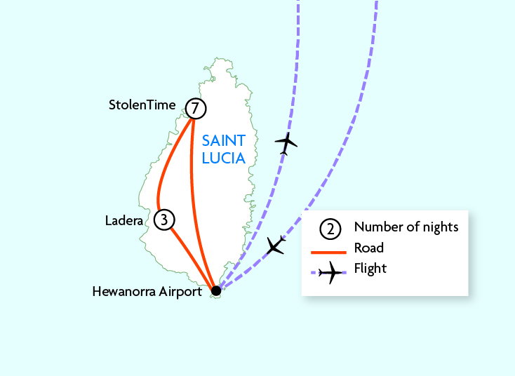 North & South Saint Lucia