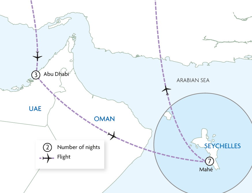 Abu Dhabi & Seychelles