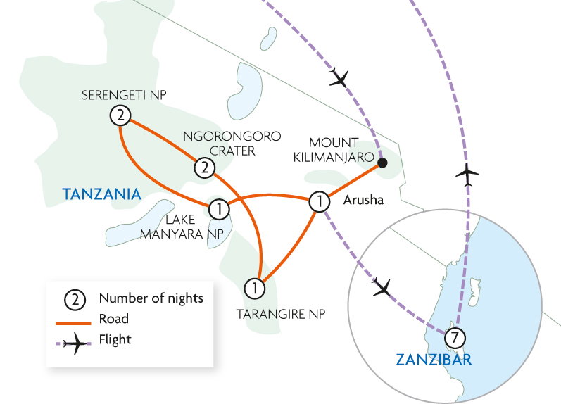Classic Tanzania Safari & Zanzibar Beach