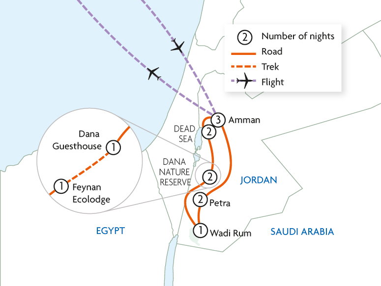 Jordan's Ancient Treasures & Natural Wonders