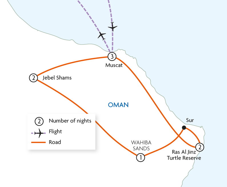 Oman Fly Drive Adventure