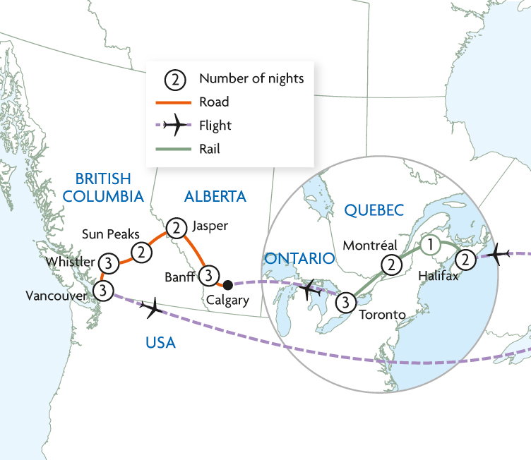 Canada Encompassed - Atlantic to Pacific