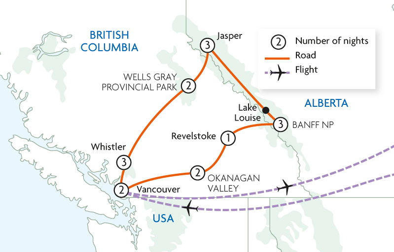 West Canada Wonders - Cruise Canada