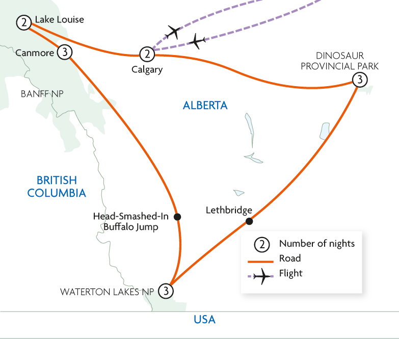 Alberta's Prairies, Peaks & Dinosaurs - Motorhome Holiday