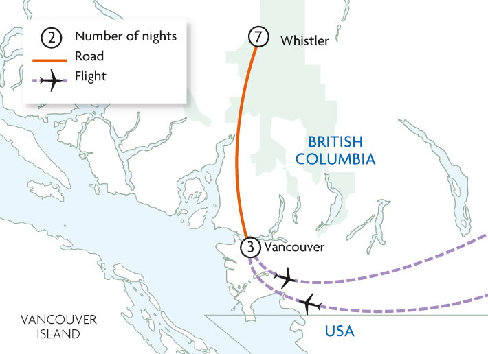 Vancouver to Whistler Ski Holiday