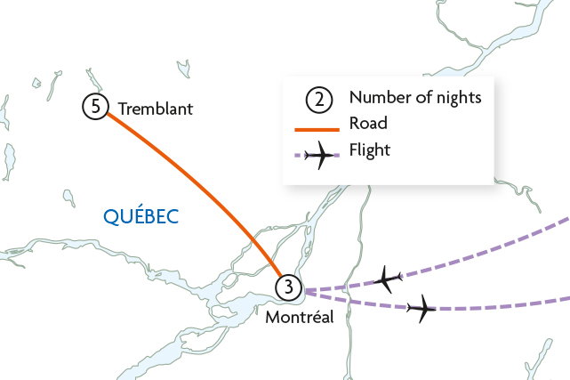 Montreal to Tremblant Ski Holiday