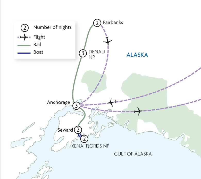 Denali to Kenai Fjords: Alaska's National Parks by Rail