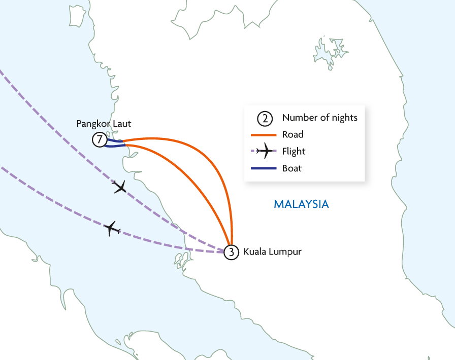 Kuala Lumpur & Pangkor Laut