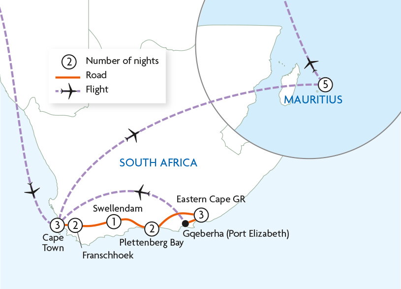 Romantic South Africa & Mauritius