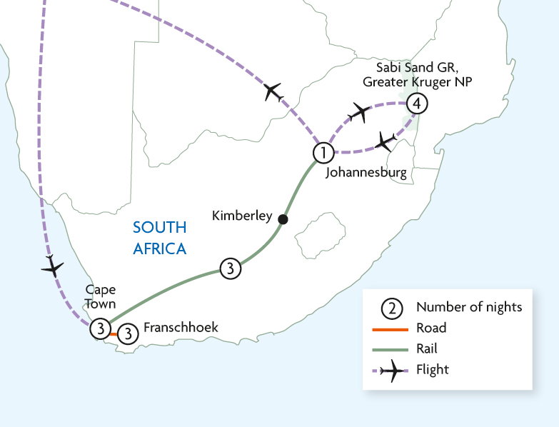 Western Cape & Wilderness by Luxury Rail (Rovos Rail)