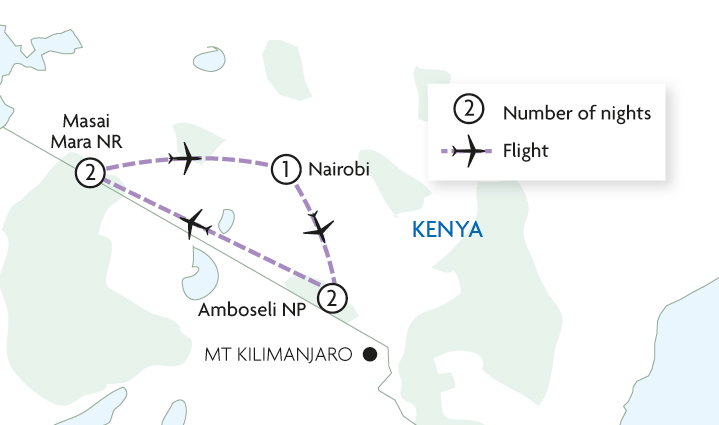 Amboseli & Masai Mara Explorer