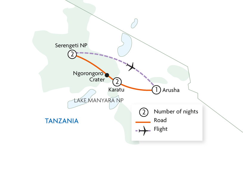 Ngorongoro & Serengeti Explorer (private)