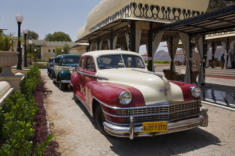 A Spin in a Vintage Car, Udaipur