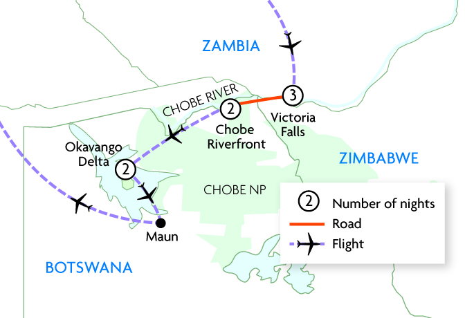 Best of Botswana & Victoria Falls