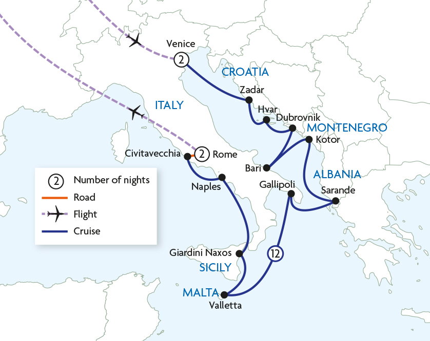 Idyllic Italy & Gems of The Adriatic in Ultra Luxury