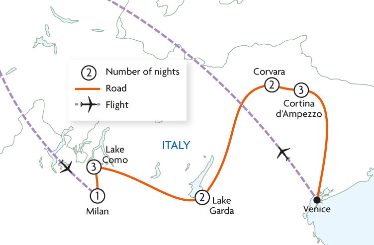 Italy's Mountains and Lakes