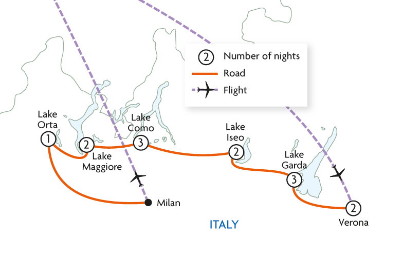 Italy's Five Great Lakes