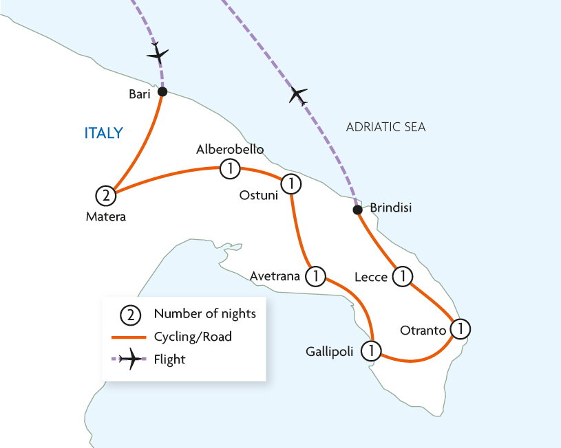 Cycling Puglia & Matera