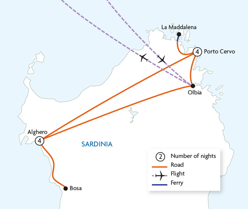 Sardinia's Sights & Sands