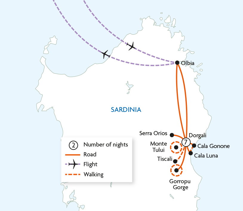 Walking in Sardinia