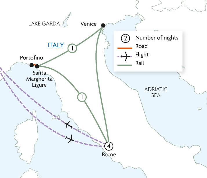 Rome, Venice and Portofino with La Dolce Vita Orient Express