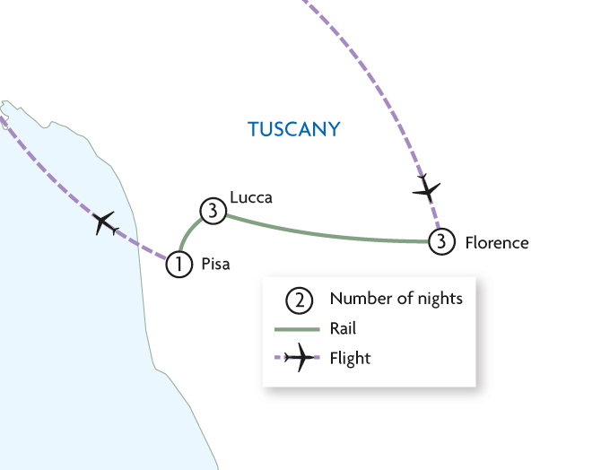 Best of Tuscany: Florence, Lucca & Pisa