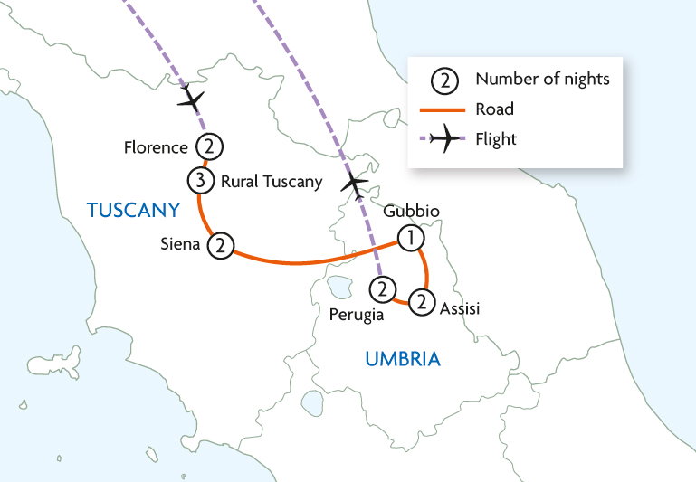 The Best of Tuscany & Umbria