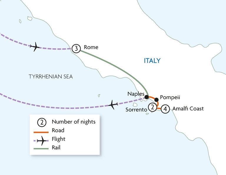 Iconic Italy: Rome to Amalfi