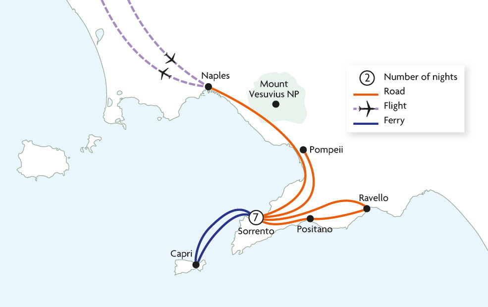 Pompeii, Capri & the Bay of Naples