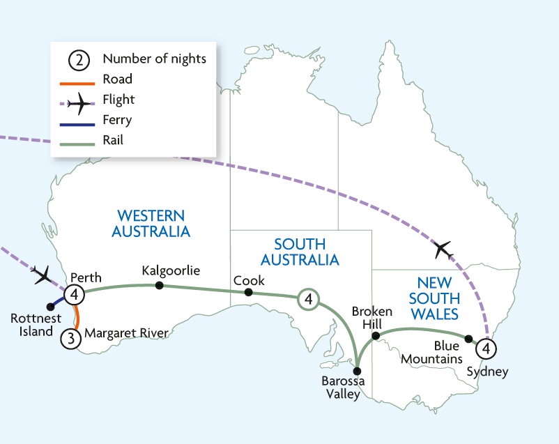 West to East by Indian Pacific