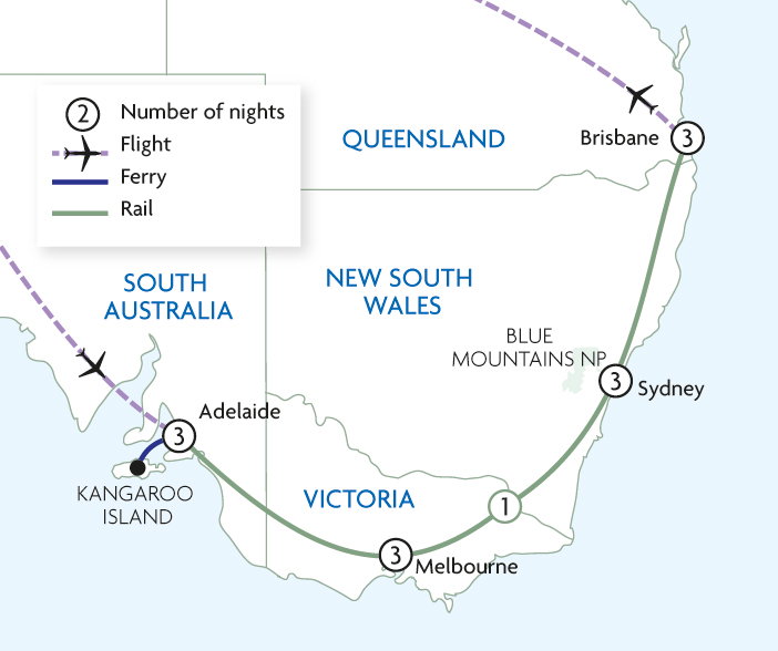Australia's Iconic Cities by Rail