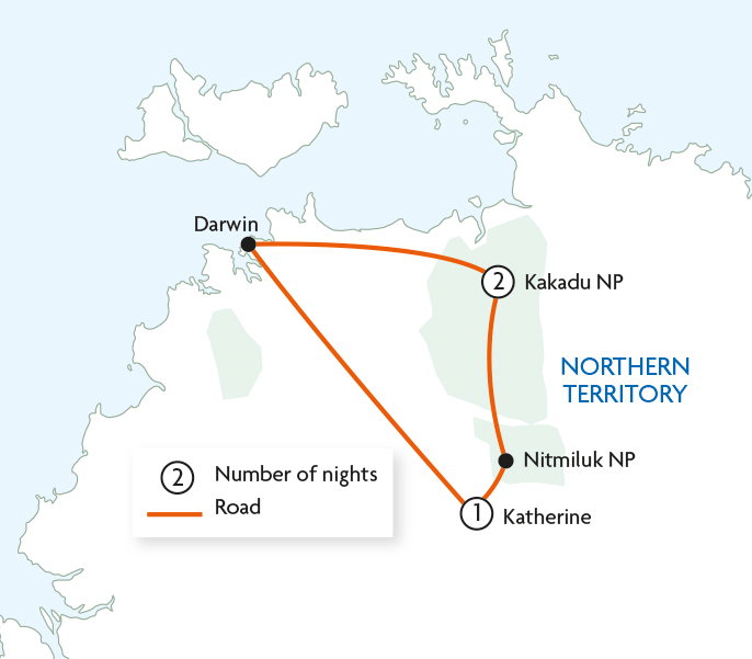 map of itinerary