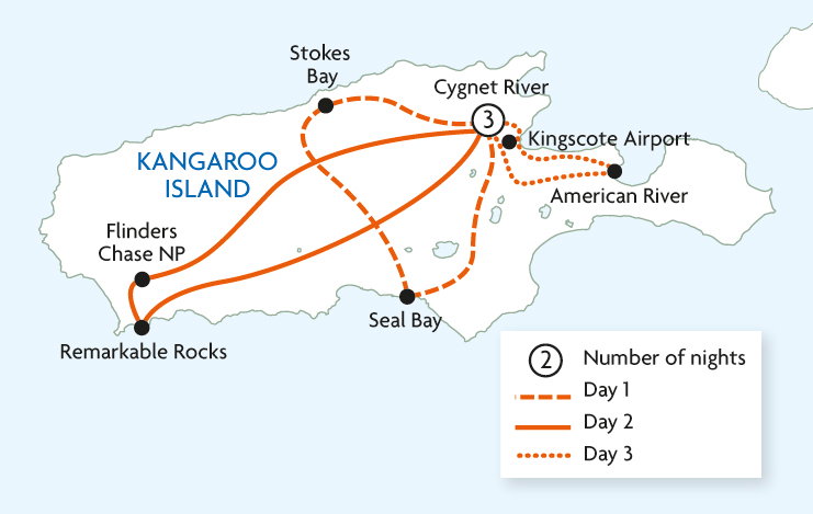 map of itinerary