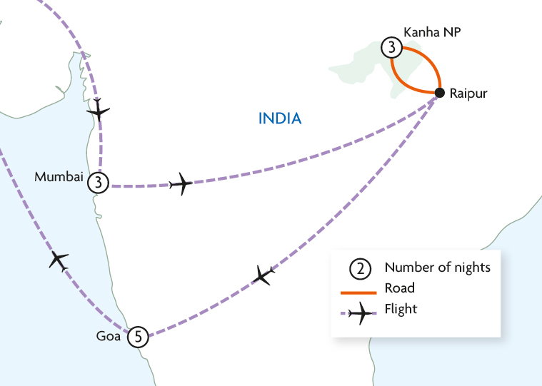 Mumbai, Tigers & Goa